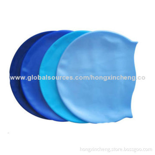 G-2014 Factory Produce Directly Custom Your Own Logo Silicone Swim Caps, Non-toxic, Easy to Wash